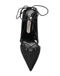 schwarze Leder Pumps von Marskinryyppy