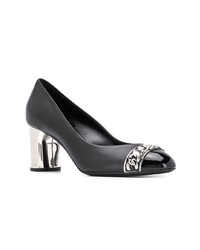 schwarze Leder Pumps von Casadei