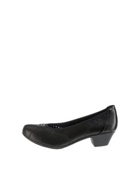 schwarze Leder Pumps von Relife