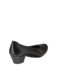 schwarze Leder Pumps von Relife