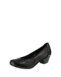 schwarze Leder Pumps von Relife