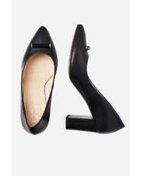 schwarze Leder Pumps von RISA