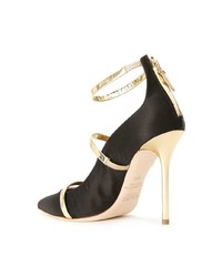 schwarze Leder Pumps von Malone Souliers