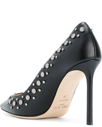 schwarze Leder Pumps von Jimmy Choo