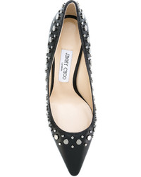 schwarze Leder Pumps von Jimmy Choo