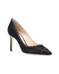 schwarze Leder Pumps von Jimmy Choo