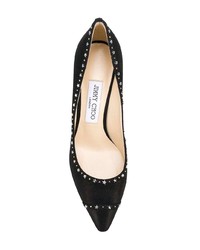 schwarze Leder Pumps von Jimmy Choo