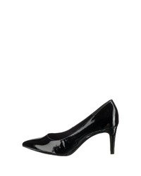 schwarze Leder Pumps von s.Oliver