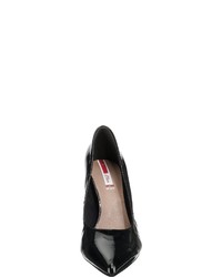 schwarze Leder Pumps von s.Oliver