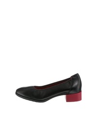 schwarze Leder Pumps von SABRINAS