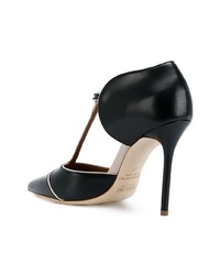 schwarze Leder Pumps von Malone Souliers