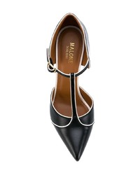 schwarze Leder Pumps von Malone Souliers