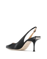 schwarze Leder Pumps von Sergio Rossi