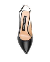 schwarze Leder Pumps von Sergio Rossi