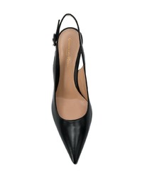 schwarze Leder Pumps von Gianvito Rossi