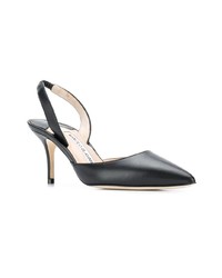 schwarze Leder Pumps von Manolo Blahnik