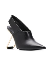 schwarze Leder Pumps von Poiret