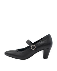 schwarze Leder Pumps von SPIETH & WENSKY