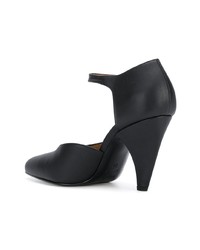 schwarze Leder Pumps von Laurence Dacade