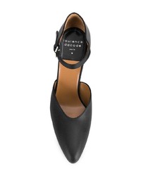 schwarze Leder Pumps von Laurence Dacade