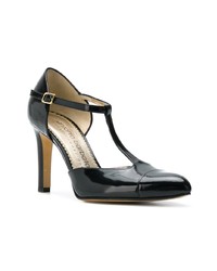 schwarze Leder Pumps von Antonio Barbato