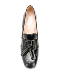 schwarze Leder Pumps von Tod's