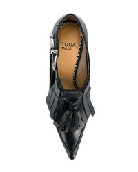 schwarze Leder Pumps von Toga Pulla