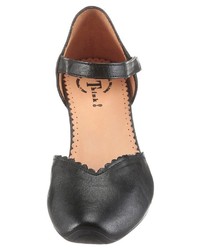 schwarze Leder Pumps von Think!