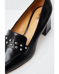 schwarze Leder Pumps von Usha