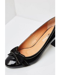 schwarze Leder Pumps von Usha