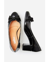 schwarze Leder Pumps von Usha