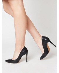 schwarze Leder Pumps von Usha