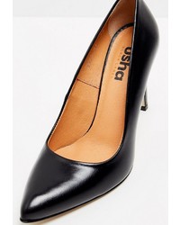 schwarze Leder Pumps von Usha