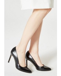 schwarze Leder Pumps von Usha