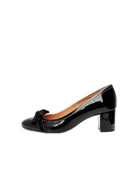 schwarze Leder Pumps von Usha