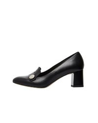 schwarze Leder Pumps von Usha