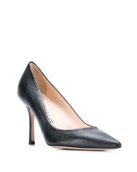 schwarze Leder Pumps von Marc Ellis