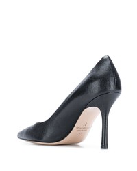 schwarze Leder Pumps von Marc Ellis