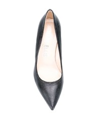 schwarze Leder Pumps von Marc Ellis