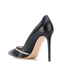 schwarze Leder Pumps von Nicholas Kirkwood