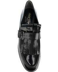 schwarze Leder Pumps von Robert Clergerie