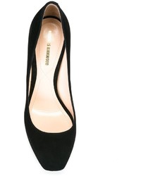 schwarze Leder Pumps von Nicholas Kirkwood