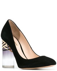 schwarze Leder Pumps von Nicholas Kirkwood