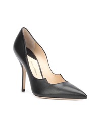 schwarze Leder Pumps von Paul Andrew