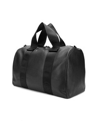 schwarze Leder Reisetasche von Maison Margiela