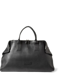 schwarze Leder Reisetasche von Alexander McQueen