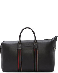 schwarze Leder Reisetasche von Paul Smith