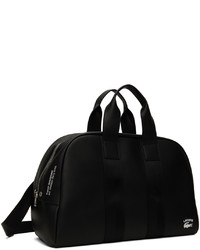 schwarze Leder Reisetasche von Lacoste