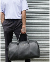 schwarze Leder Reisetasche von Bolongaro Trevor