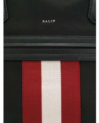 schwarze Leder Reisetasche von Bally